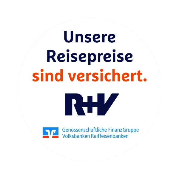 Reisepreise versichert bei der R+V Versicherung